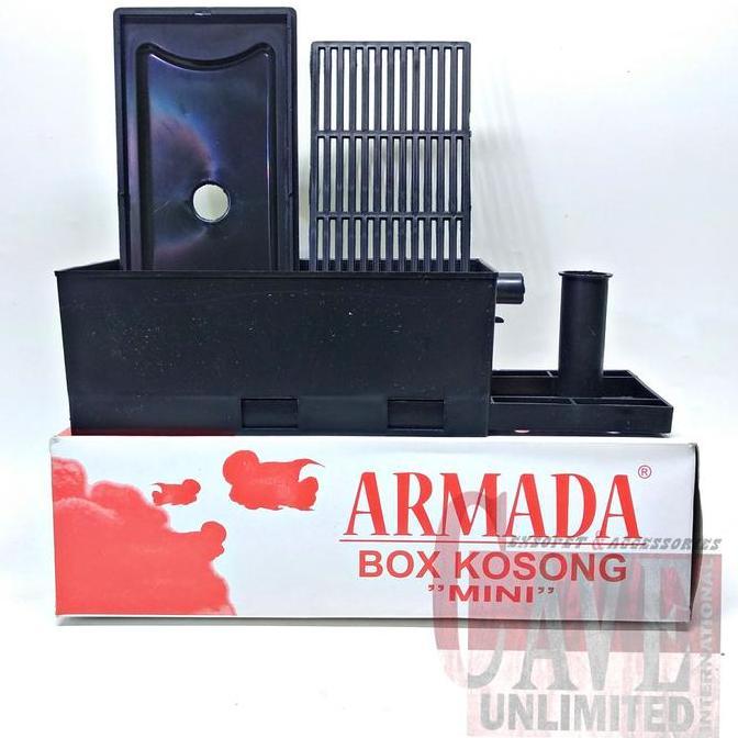 Box filter kosong mini top filter atas aquarium aquascape mini kecil