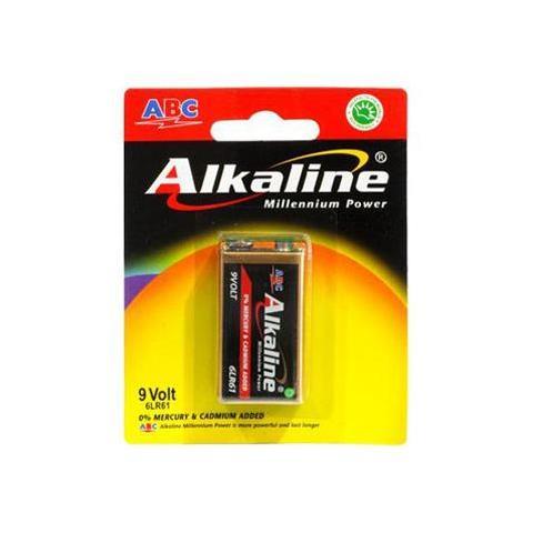 Alkaline ABC 9 Volt Batu Batere Baterai Kotak Murah SATUAN 6LR61
