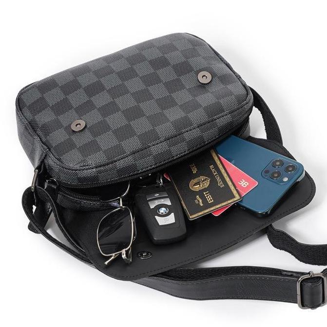 Promo Leather Concept Yulius Tas Selempang Pria Kulit Mini Sling Bag Kulit Pria