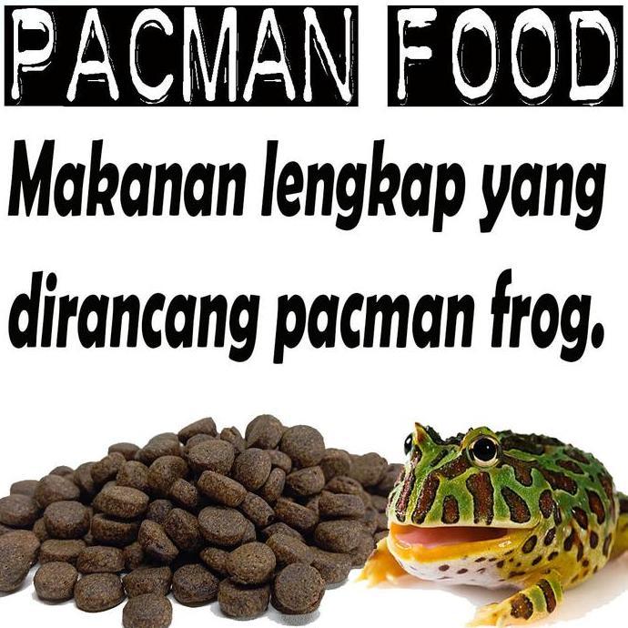 250GR MAKANAN KATAK PACMAN FOOD PELET REPTILE KODOK AMPHIBI PIXIE FROG PELLET PAKAN PAC MAN INSTAN F