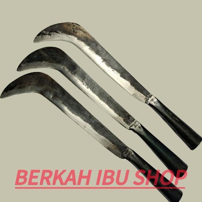 Robybrambang19  - sabit ndorit berkebun bahan baja hitam dan putih- sabit babak semak dan ranting-ra