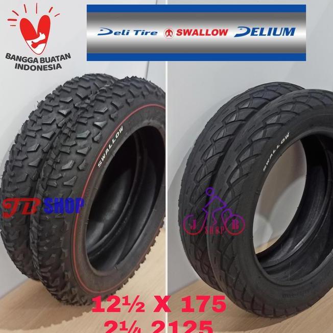 Ban Luar Sepeda Anak 12 12 X 1.75 2.125 2 14 175 5 Swallow Deli Tire 12X2.125 12X1.75 12X2 14