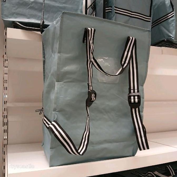 Tas ransel besar 72 L bahan plastik tas belanja jumbo laundry bag TM
