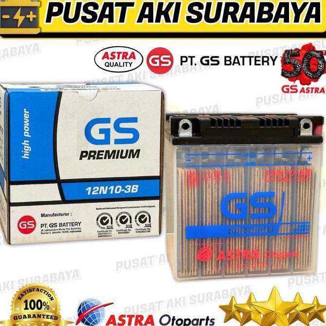 NEW GS ASTRA 12N10 3B MERCY GENSET VIAR 3 RODA INVERTER DC STRUM IKAN THUNDER 250 KAISAR NOZOMI 3 RO