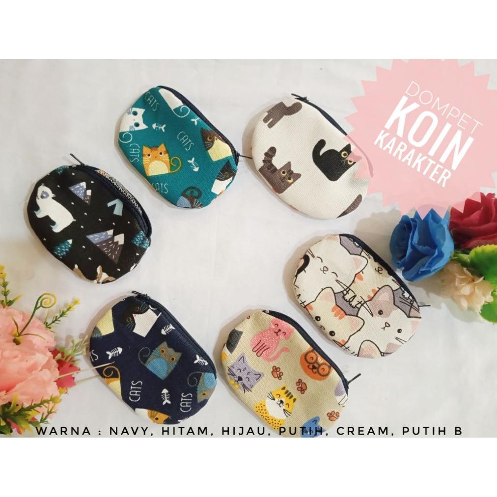 NEW ARRIVAL dompet koin resleting murah, bahan kain kanvas/dompet wanita/dompet koin