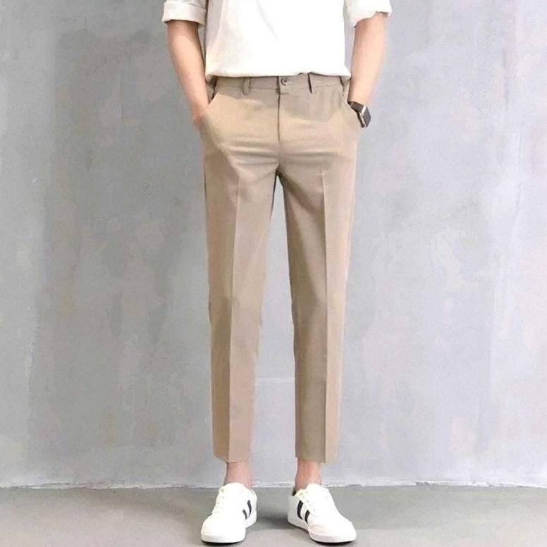 PAKET HEMAT Celana Ankle Pants Pria Casual Formal Kantor Semi Wool Lebaran