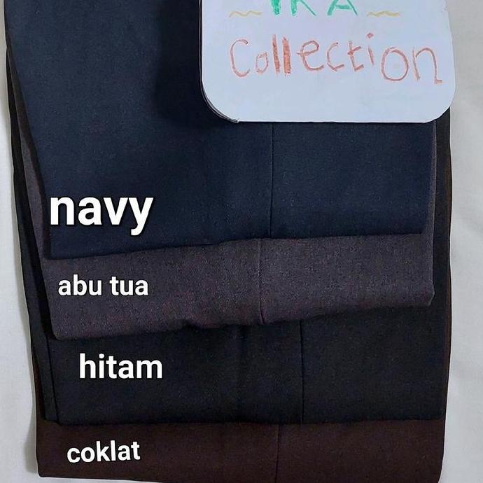 DISKON Celana bahan slimfit poin plus pria slimfit DISKON