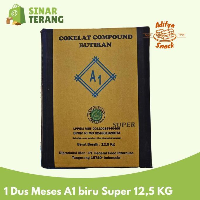 Spesial 1 Karton Meses A1 Biru Super Mesis Coklat 12.5 Kg