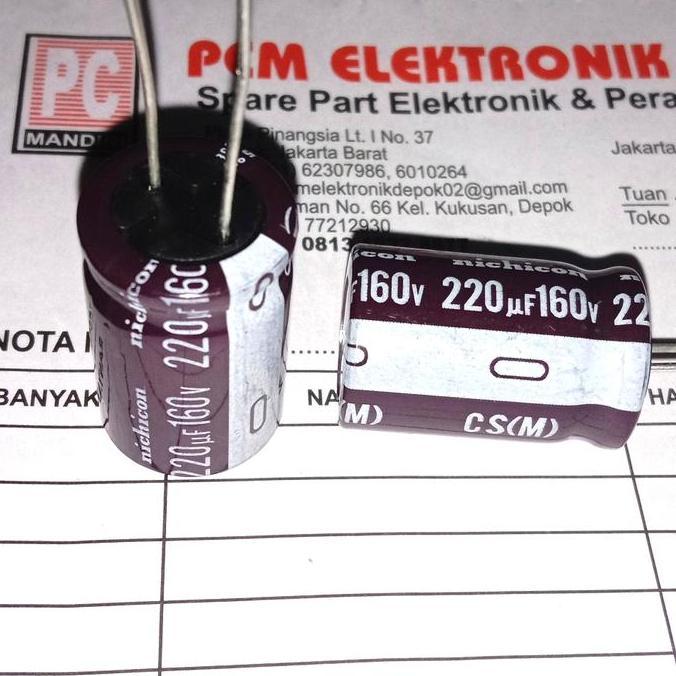 NICHICON ORIGINAL 220UF 160V 220 160 D'90