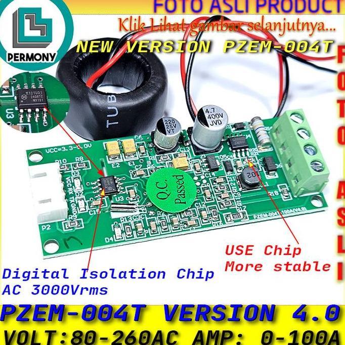 PZEM-004T WATT METER SENSOR AC CURRENT VOLTAGE PZEM004T ENERGY PZEM00