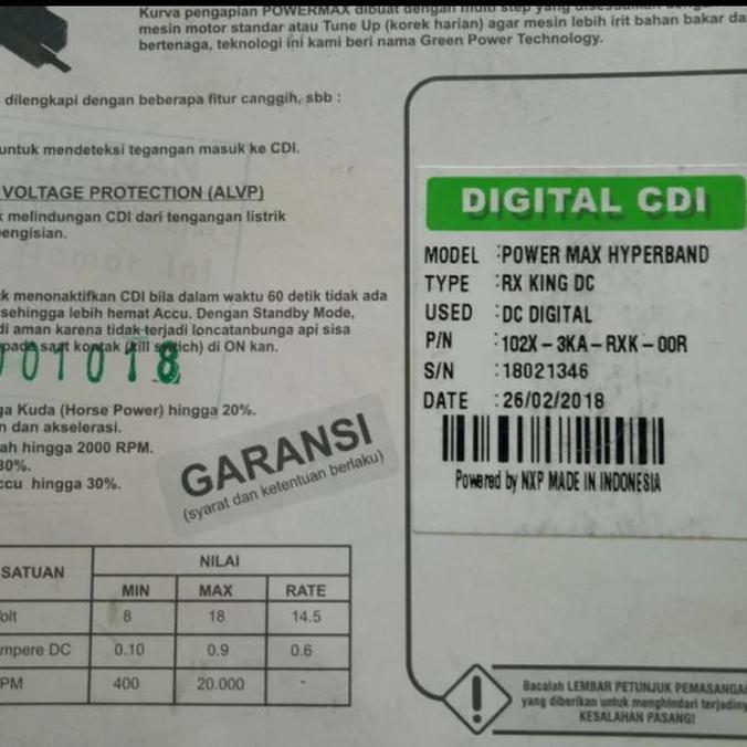 Cdi BRT Hyperband Yamaha Rx King