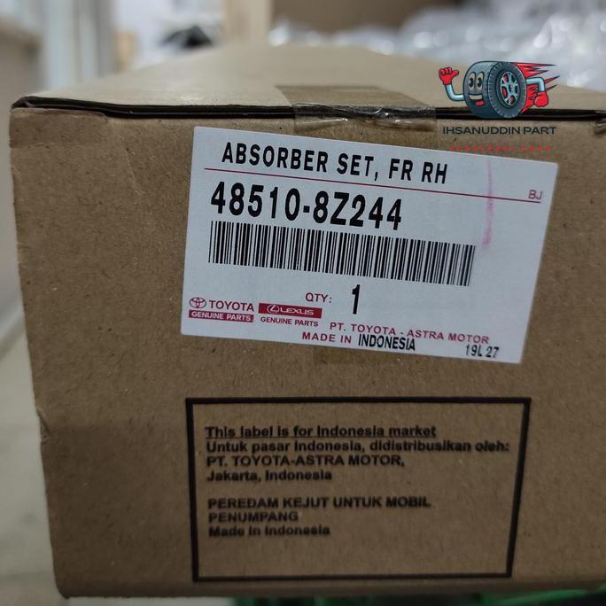 shockbreker depan fortuner vrz 48510-8z244