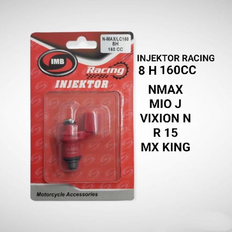 NEW INJEKTOR INJECTOR RACING 8 HOLE 160CC NMAX / MIO J / VIXION NEW / R 15 / MX KING/ VIXION NVL / V