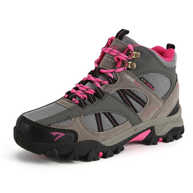 OFFICIAL Sepatu Gunung Wanita SNTA 611 / 613  Grey Fuschia  - Free Tali Cadangan 36 37 38 39 40 KEKI