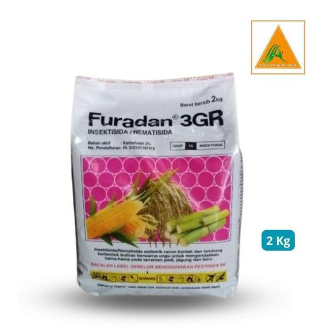 Happy- Furadan 3Gr 2Kg Akarisida / Nematisida / Insektisida Sistemik Pembasmi Hama Cacing, Semut