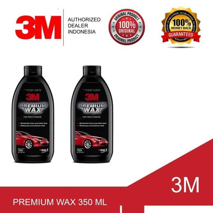 3M Premium Wax 350ml Pengkilap Body Mobil Poles Mobil