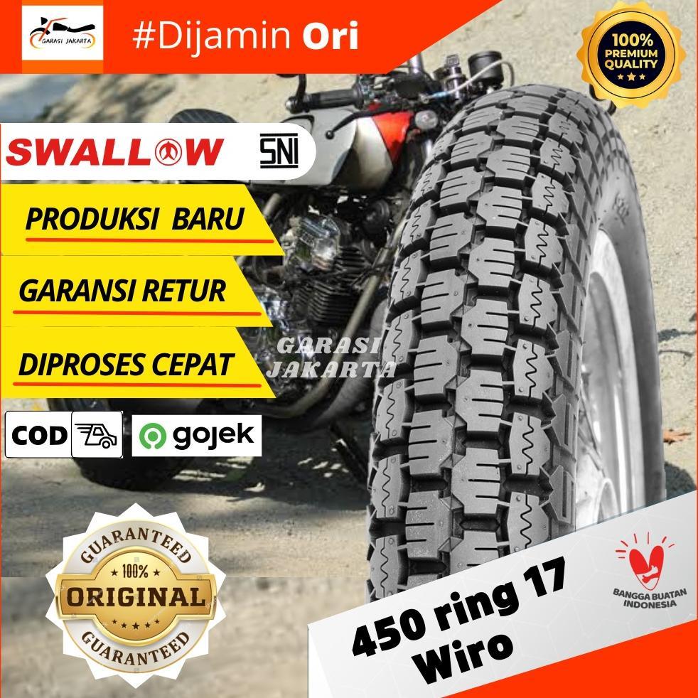 NEW Ban luar motor ring 17 450 swallow japstyle wiro ring 17 450 [terbaik][terlaris]