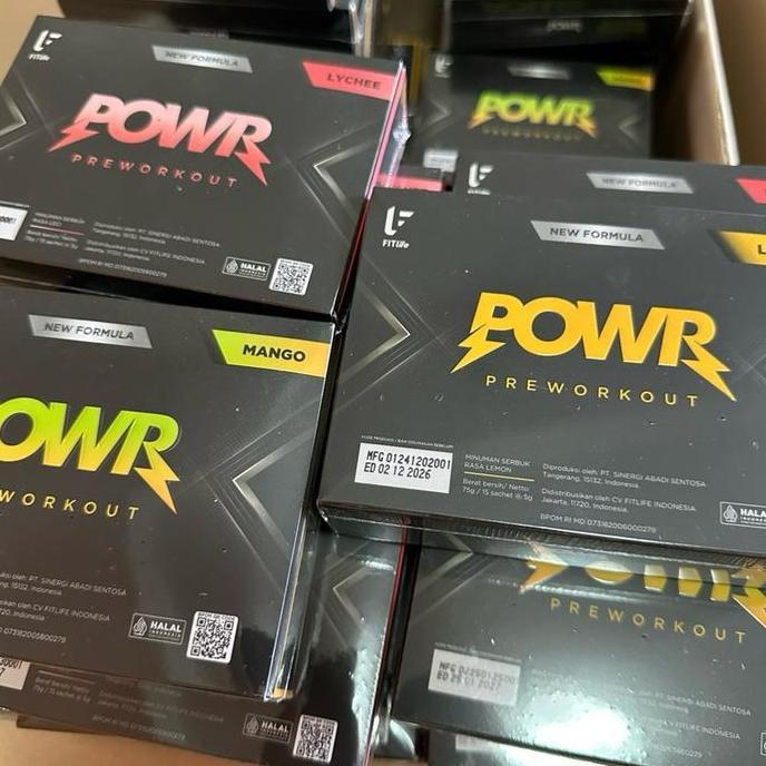Fitlife Powr 15 Sachet Suplemen Fitness Gym
