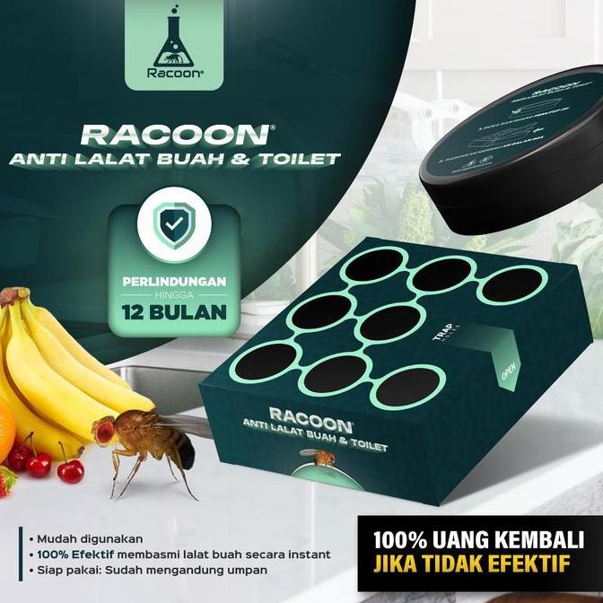 Racoon FLYGON Racun Umpan Lalat Buah & Kamar Mandi