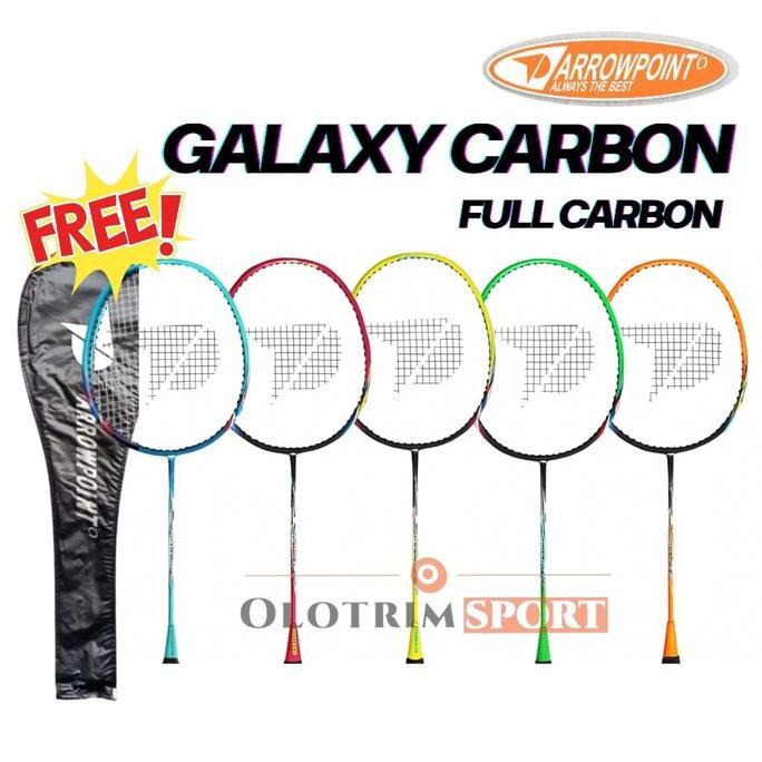 Raket Badminton Arrowpoint Galaxy Carbon Original