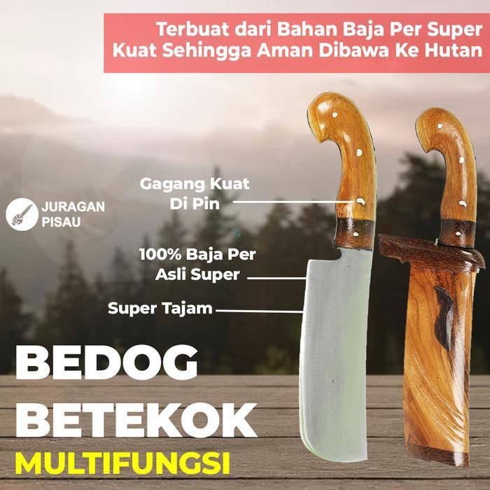 Bisa Cod - Bedog Betekok Pisau Baja Per Kupas Kelapa Cacah Tulang Juragan Pisau