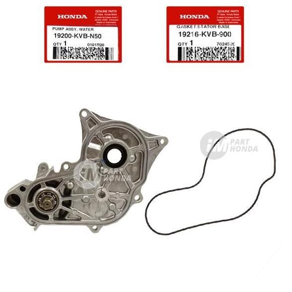 19200-KVB-N50 19216-KVB-900 WATER PUMP & GASKET STATOR BASE VARIO 110 CW OLD TECHNO KARBU