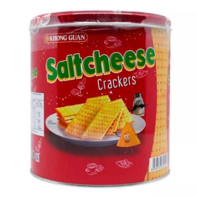 KHONG GUAN saltcheese 336gr crackers keju renyah crispy thin enak