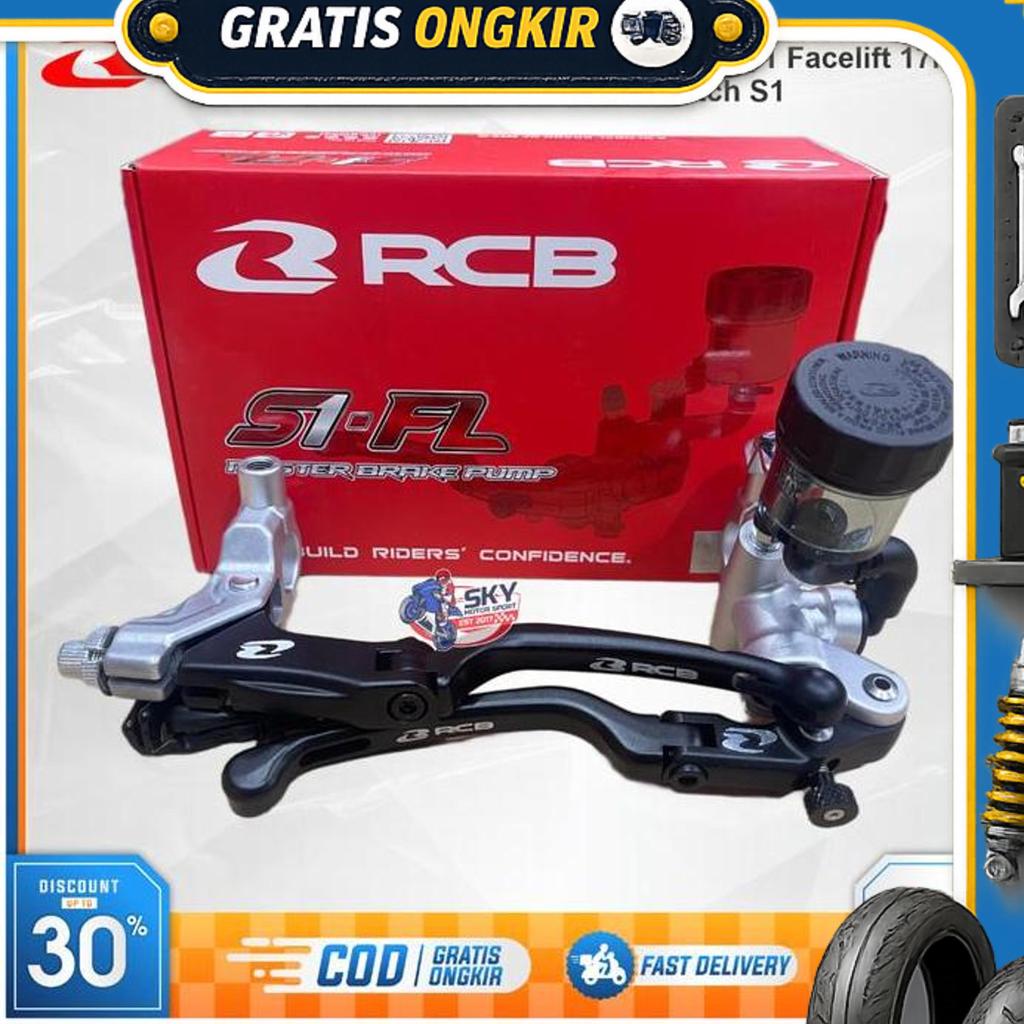 Master Rem S1 Facelift Fl + Kiri Clutch S1 Rcb 17Mm R15 R25 Cbr Ninja Vario Beat Scoopy Aerox Origin