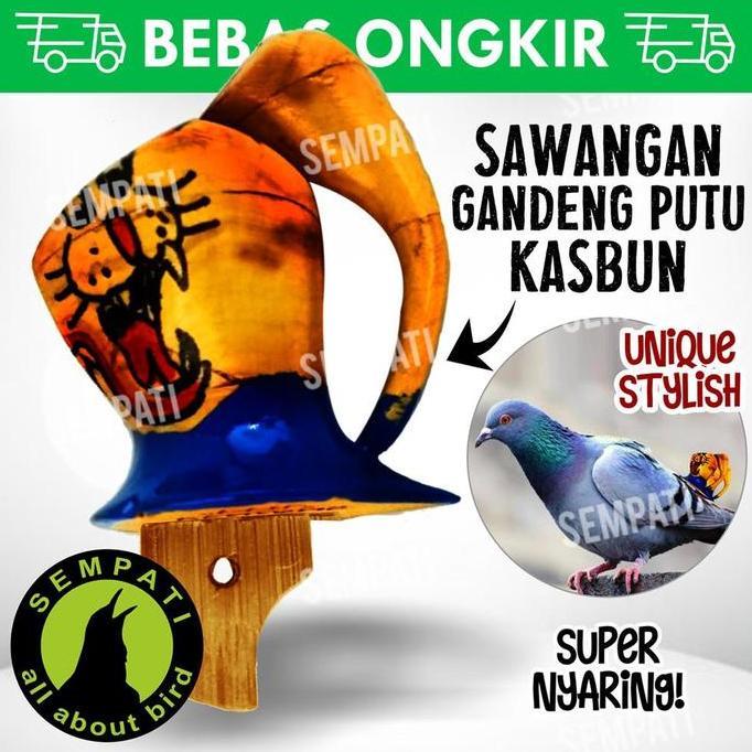 SEMPATI SAWANGAN PUTU KASBUN GANDENG 4 LUBANG MAINAN HATONG HOTANG PELUIT PLUIT SUARA NYARING MELENG