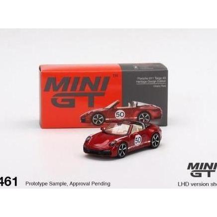 cv.danendra / MINIGT 461 PORSCHE 911 TARGA 4S HERITAGE DESIGN EDITION CHERRY RED MGT Diskon