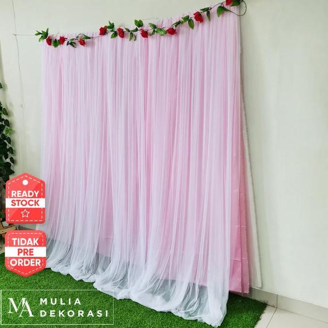 Gotogo- Backdrop Kain Lamaran Decoration Background 2M Abutai Tile