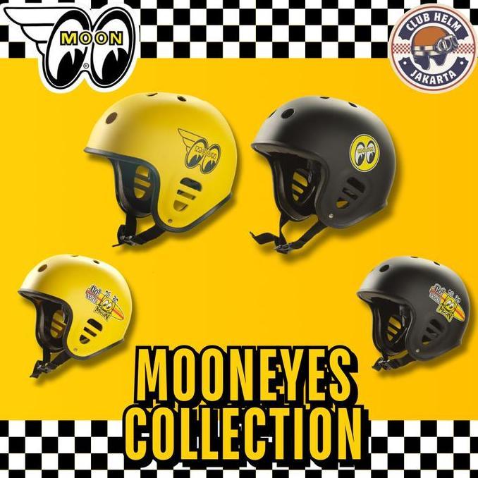 Davitbrakens99 - Helm Skate Board / Helm Sepeda / Helm Outbound - Moon Eyes