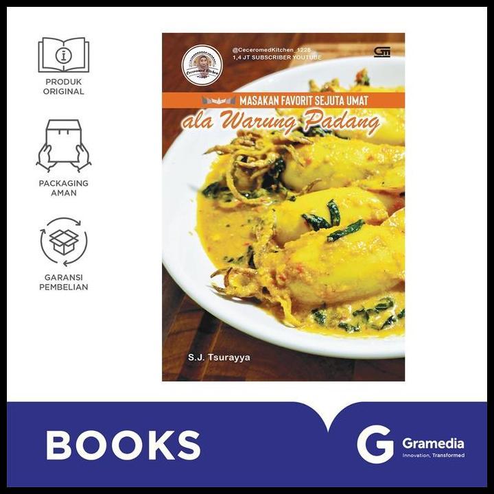 Good Quality Gramedia Buku Ceceromed Kitchen Masakan Favorit Sejuta Umat Ala Warung P