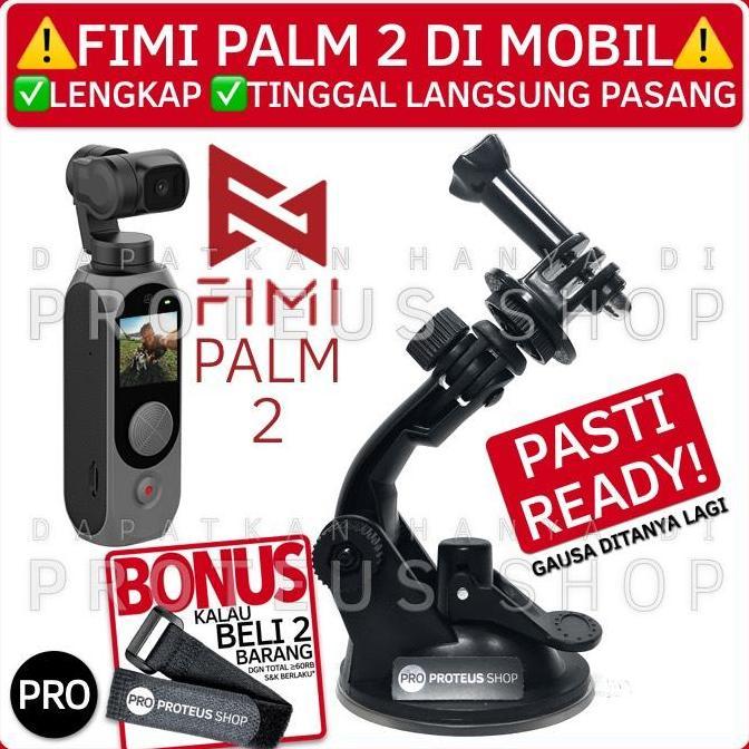 BRACKET Fimi Palm 2 TEMPEL KACA MOBIL CAR MOUNT GOPRO ACTION CAM Camera Kamera