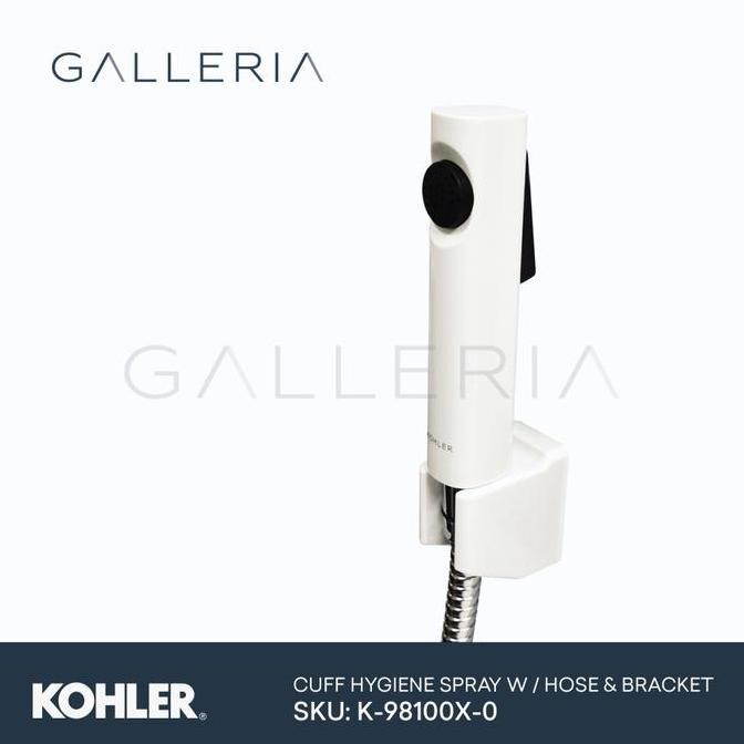 Kohler Cuff Hygiene Spray White K-98100X-B-0 / Kohler Jet Spray