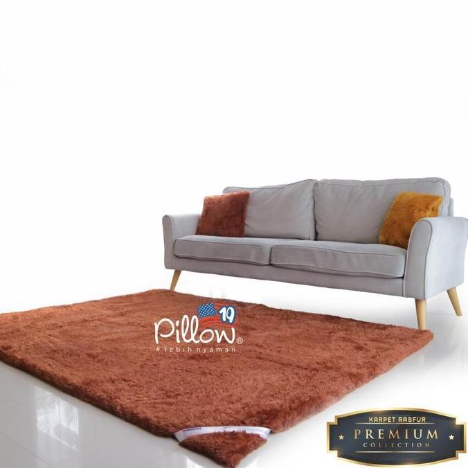 Karpet Bulu Rasfur Ukuran Premium Tebal Bulu Anti Rontok Karpet Lantai Cantik Warna Warni Karpet Bul