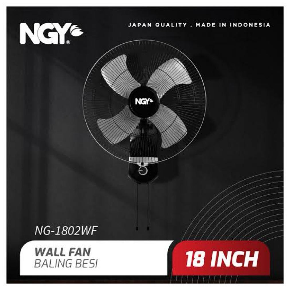 NAGOYA NGY-1802 KIPAS ANGIN DINDING TORNADO 18INCH / WALLFAN TORNADO 18IN LOW WATT SPL49