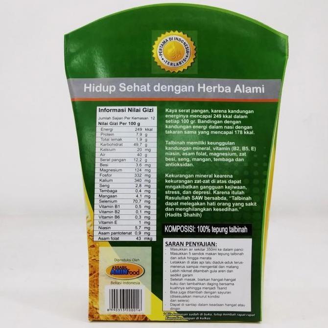 Weargo- Tepung Talbinah Assabil Amin Food Untuk Pencernaan (400Gr+40Gr)