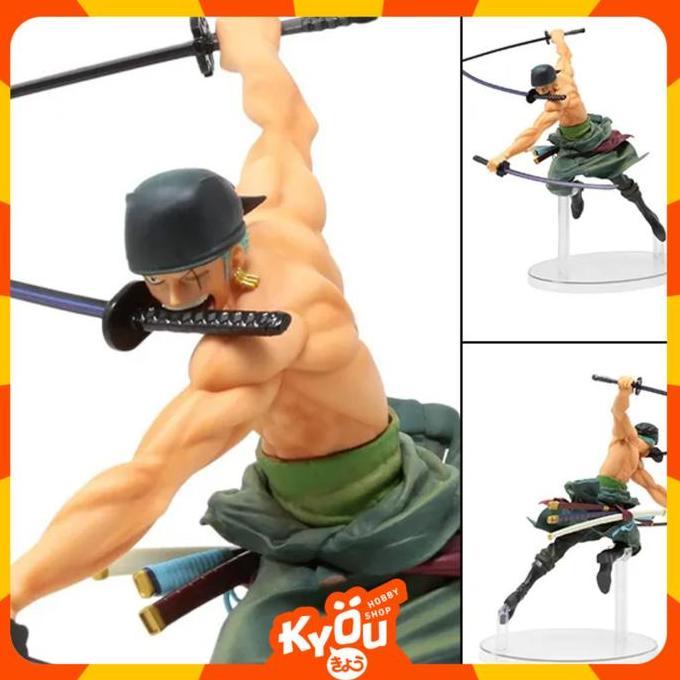 Ichiban Kuji Figure Roronoa Zoro Battle - One Piece -Ha no Yakudou- B Prize (18cm) HS