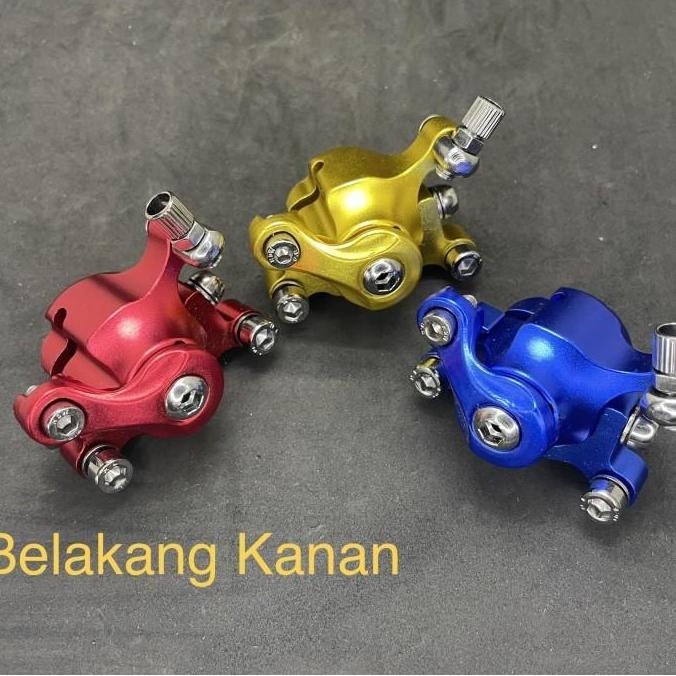 KALIPER REM MOTOR MINI GP MINI TRAIL SCOOTER GOPED CNC BELAKANG KANAN