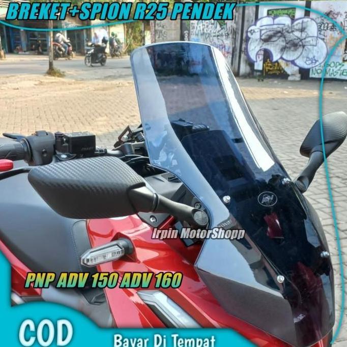 Variasi Honda Adv 150 Adv 160 Breket Spion R25 Original Gma Nemo - B.Spion Pendek Terbaru