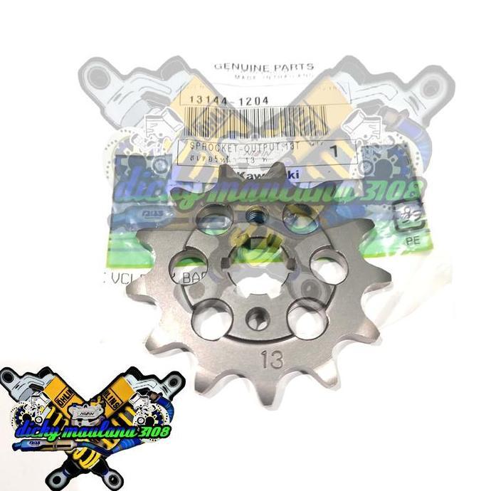 Gear Gir Depan Ninja 150 Rr Old New 520 Mata 13T Original Kawasaki