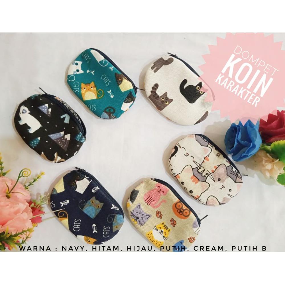 TERBARU DOMPET KOIN RESLETING MURAH, BAHAN KAIN KANVAS/DOMPET WANITA/DOMPET KOIN