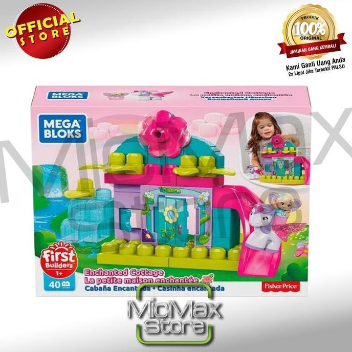 Mega Bloks First Builders Lil' Fairies Enchanted Cottage GKX80