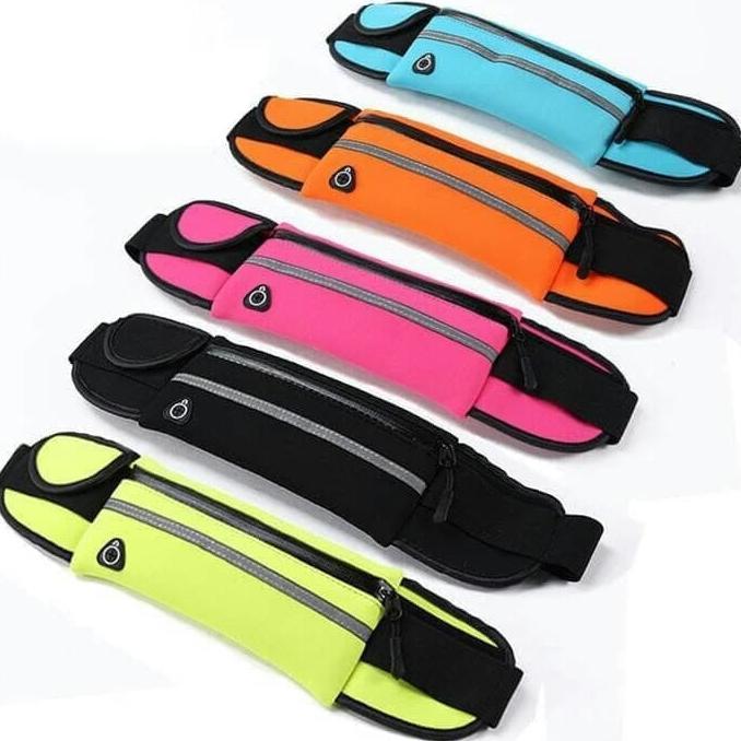 TERBARU TAS PINGGANG HP UNISEX TAS OLAHRAGA TAS PRIA WANITA RUNNING BELT IMFORT WATERPROOF