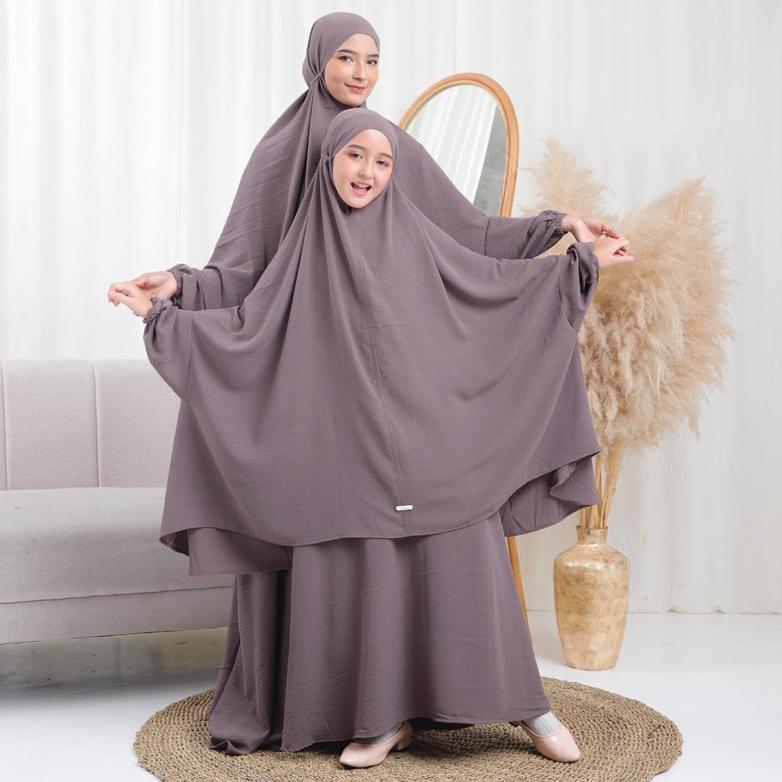 RECOMMENDED Luthfia kids - Gamis Syari Mom and kids KHAWLA SET
