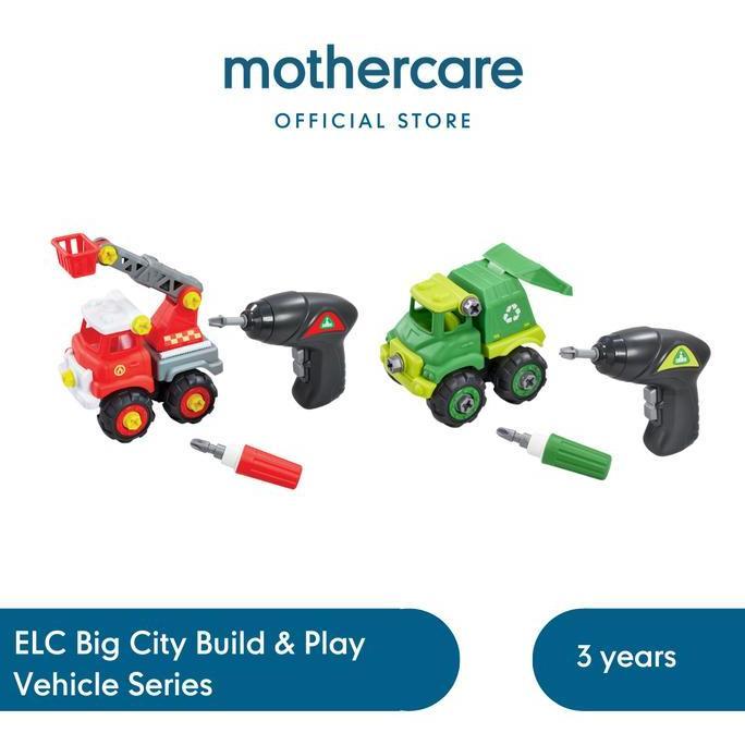 ELC Big City Build & Play Vehicle Series - Mainan Konstruksi Mobil Mobilan Anak