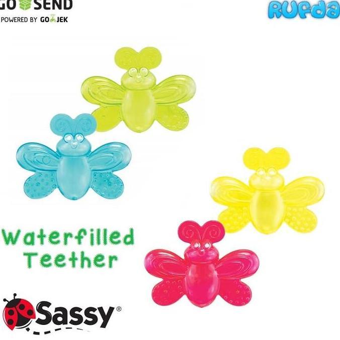 Sassy Water Filled Teethers Mainan Gigitan Bayi 3 Bulan Teether
