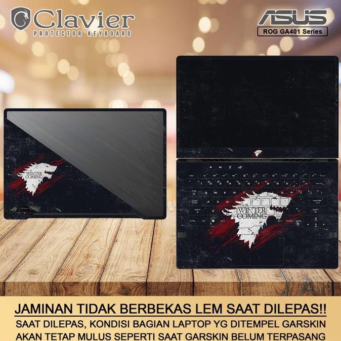 Cover Garskin Laptop Asus ROG G14 GA401 GA401Q GA401QC GA401QM Bening