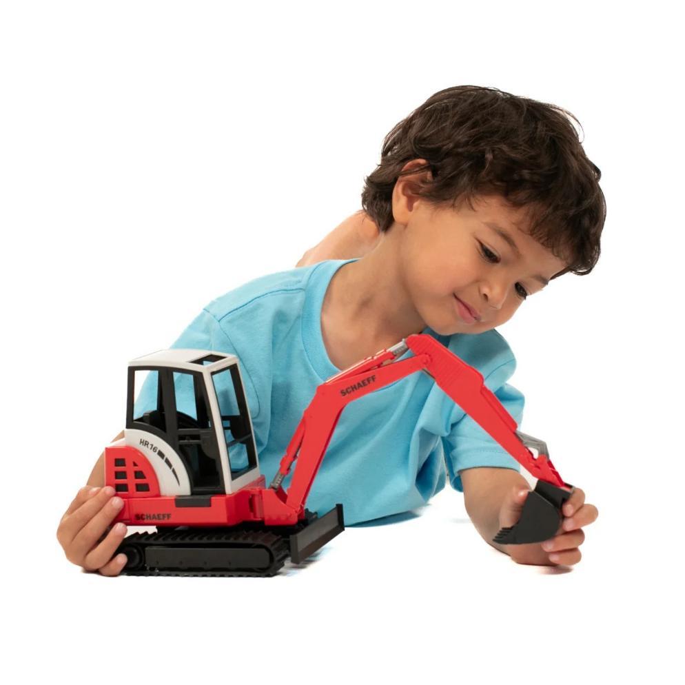 MURAH Bruder 2432 Schaeff HR16 Mini Excavator - Mainan Miniatur Truk Konstruksi Alat Berat